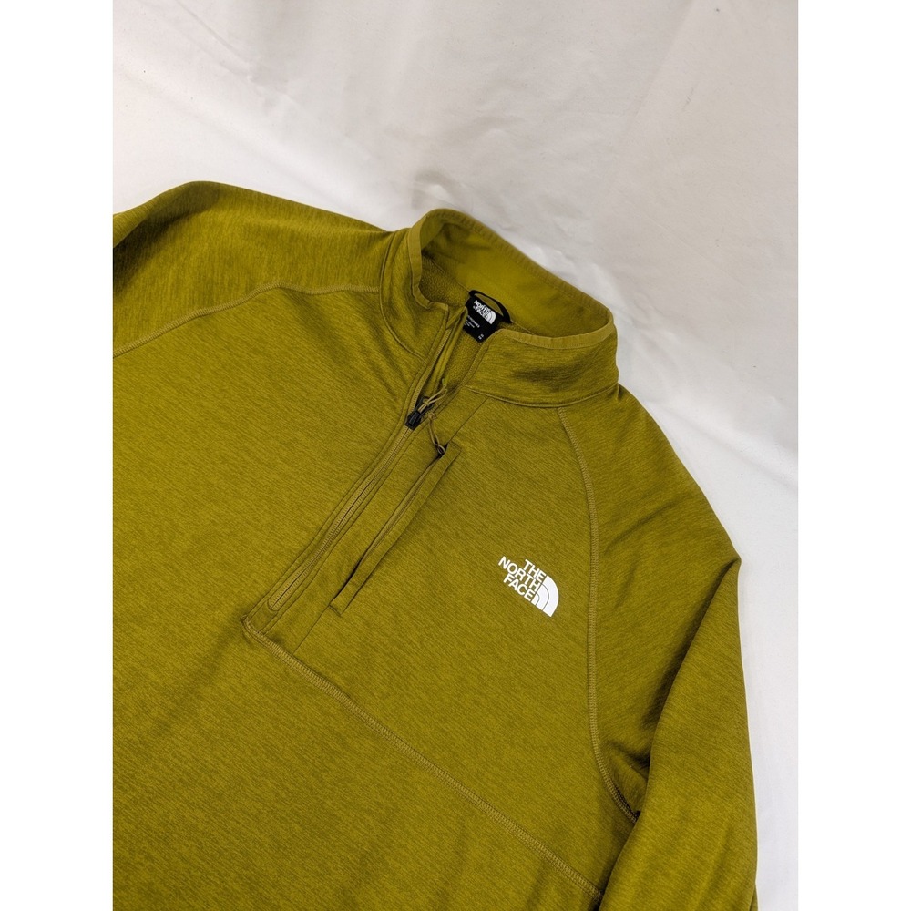 The North Face ‎ Canyonlands 1/2 Zip Up Fleece Pullover Jacket XL Shag Green